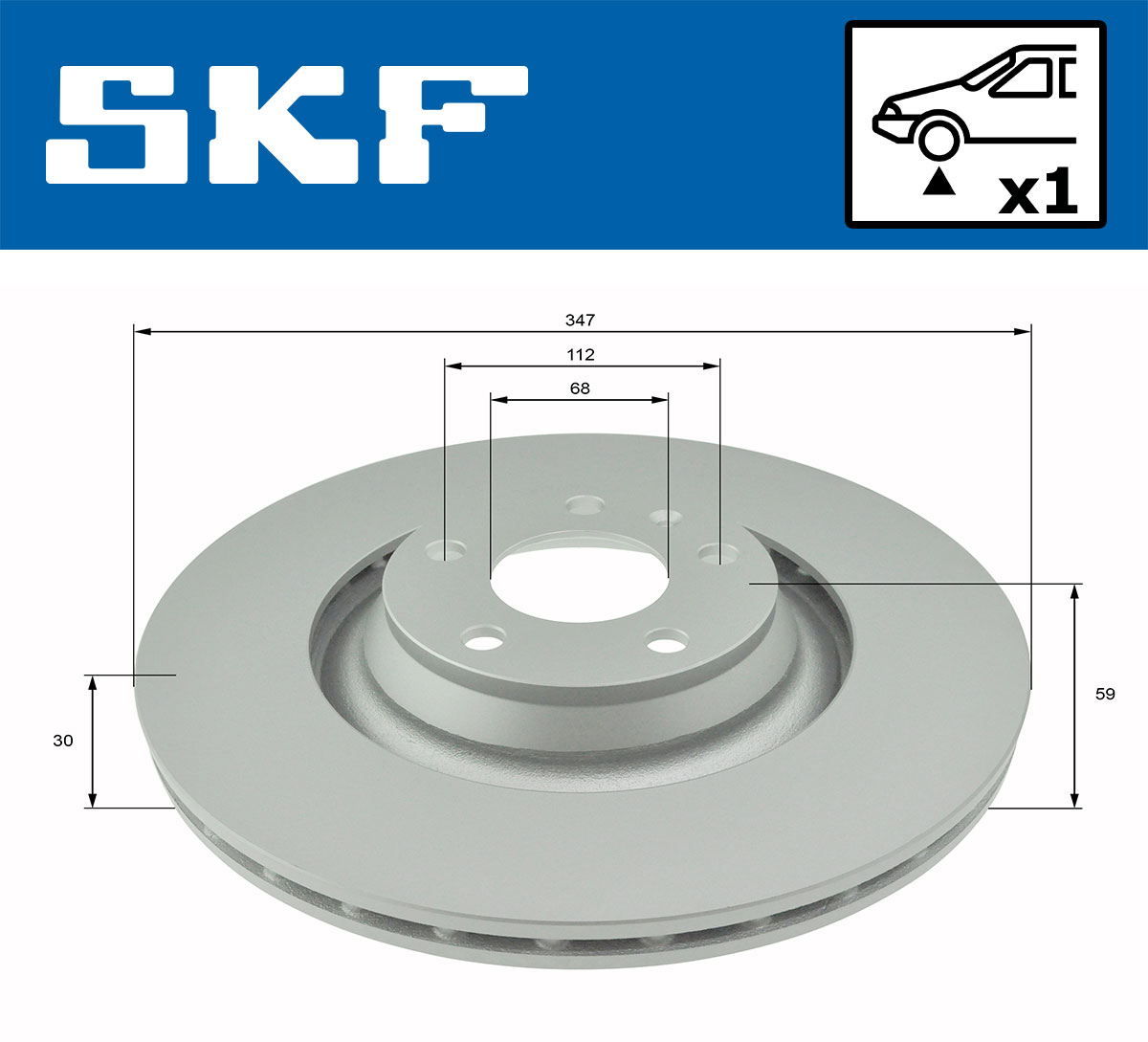 SKF VKBD 80274 V1 Disc frana